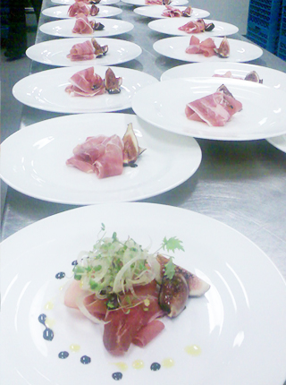 fig proscuitto plate up